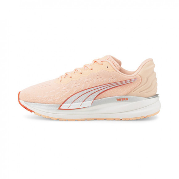PUMA Magnify Nitro Women's Running Sneakers in Fizzy Melon/Firelight - 195172_09