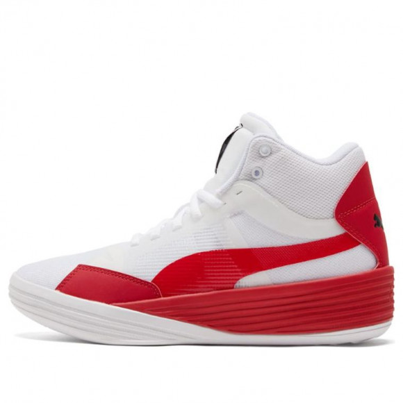 Puma Clyde All-Pro Mid White/Red - 195512-04