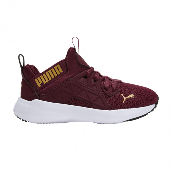 Puma Soft Enzo NXT Little Kid 'Aubergine Team Gold' | Red | Kid's Size 13.5 - 195571-19