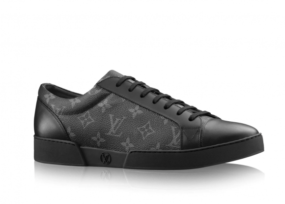 louis vuitton black monogram sneakers