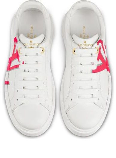 (WMNS) LOUIS VUITTON LV Time Out Sports Shoes White/Pink - 1A4VVN