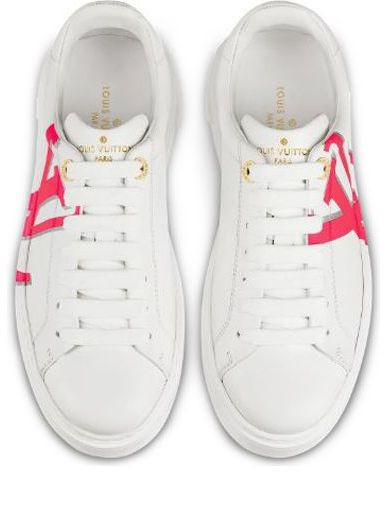 lv time out sneaker pink