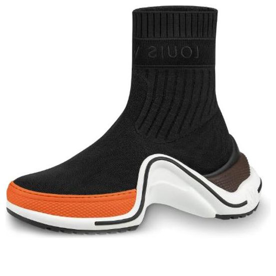 Louis Vuitton LV Womens WMNS Archlight Sports Shoes Black/Orange BLACK/ORANGE/WHITE Athletic Shoes 1A52K7 - 1A52K7