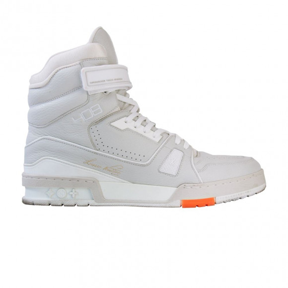 Louis Vuitton 408 Trainer Sneaker Boot 'Nuage White' | Men's Size 9 - 1A5A0N
