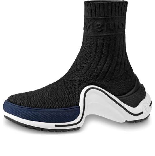 (WMNS) LOUIS VUITTON LV Archlight High-Top Sneakers Black/White - 1A5C7E