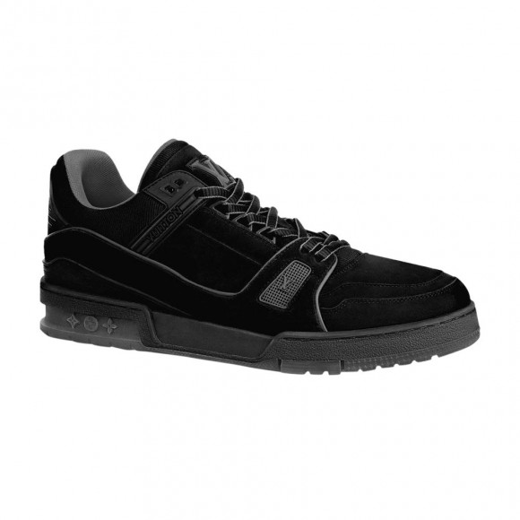 Louis Vuitton Trainer Low 'Black' | Men's Size 8 - 1A5PYX