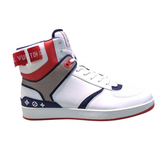 Louis Vuitton Rivoli Sneaker Boot 'White Blue Red' | Men's Size 7.5 - 1A5YM6