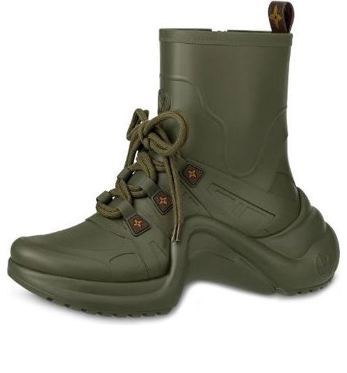 LOUIS VUITTON (WMNS) LV Archlight Rain Boots Green Athletic Shoes 1A67BE - 1A67BE