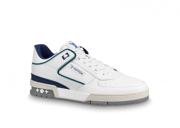 Louis Vuitton Trainer Sneaker White Blue - 1A67KZ
