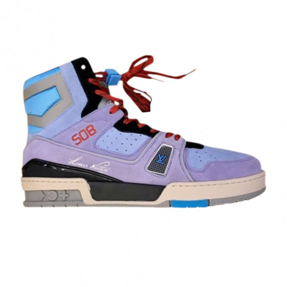 Louis Vuitton Trainer Sneaker Boot 'Purple' | Men's Size 8 - 1A7R0P