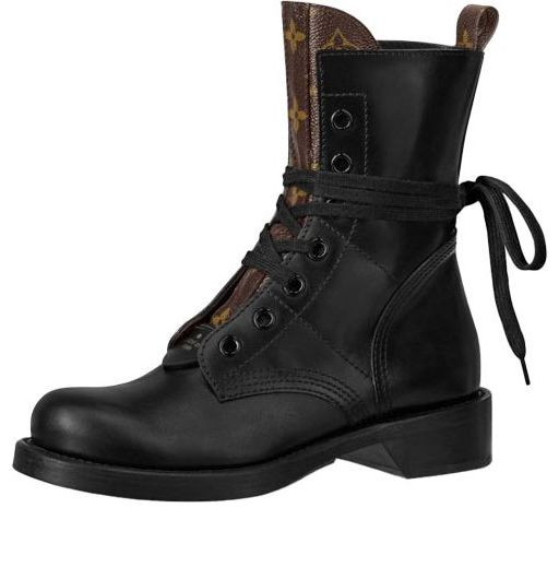 LOUIS VUITTON (WMNS) Female shoes Martin boots Black Marten Boots 1A7WI2 - 1A7WI2