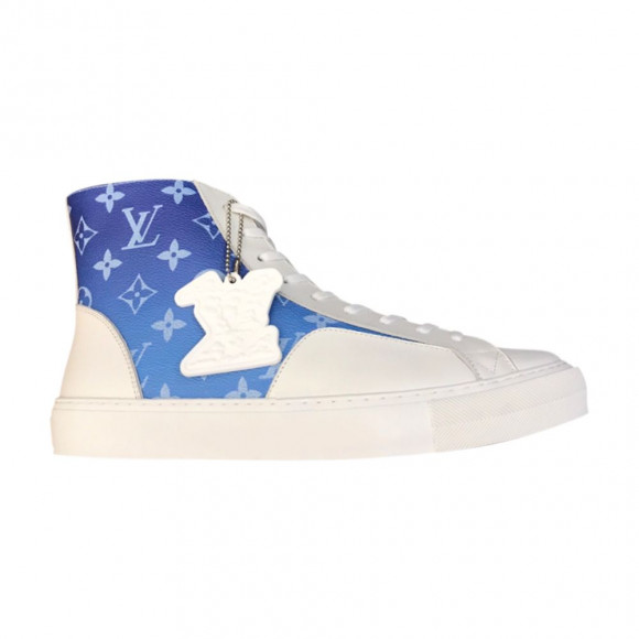 Louis Vuitton Tattoo Sneaker Boot 'Blue Monogram Clouds' | Men's Size 6 - 1A8AH5