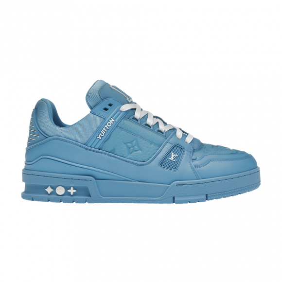 Louis Vuitton Trainer 'Embossed Monogram - Blue' - 1AARFF