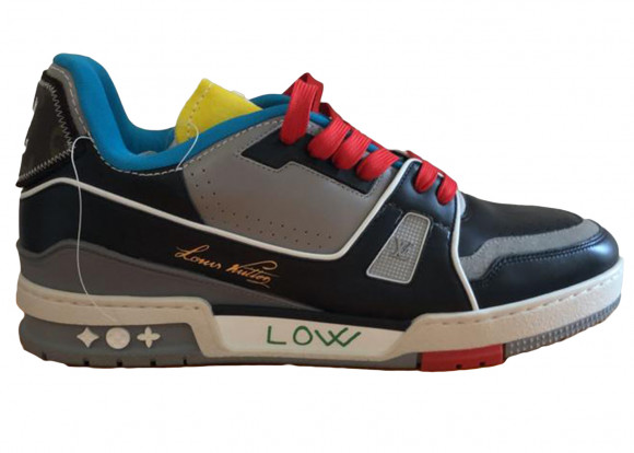Louis Vuitton Trainer Black Multi Limited Edition - 1AAVIF