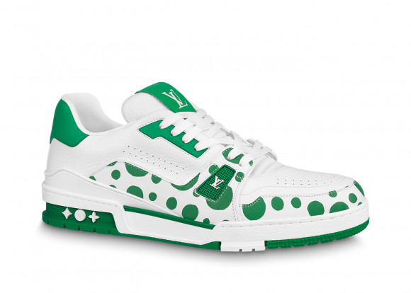 Louis Vuitton Trainer Sneaker - Green and White