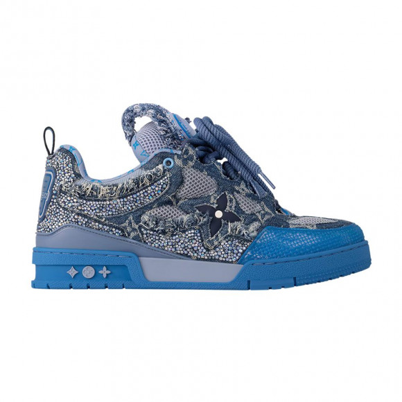 Swarovski x Louis Vuitton Skate Sneaker 'Blue Monogram' | Men's Size 8 - 1ABMHC