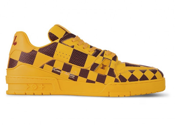 Louis Vuitton Trainer 'Damier Pop - Yellow' - 1ACN4J