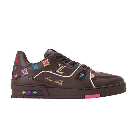 Louis Vuitton LV Trainer 'Monogram Donuts Brown' | Men's Size 9 - 1AJWFO