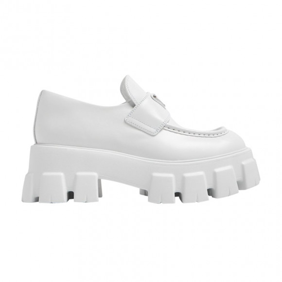 Prada Wmns Monolith Loafer 'White' | Women's Size 7 - 1D649M-B4L-F0009