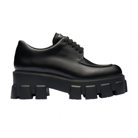 Prada Wmns Monolith Lace-Up 'Black' - 1E255N-B4L-F0002