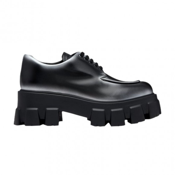 Prada Wmns Monolith Lace Up 'Black Silver Ombre' | Women's Size 5 - 1E708L-3LMH-F0I89