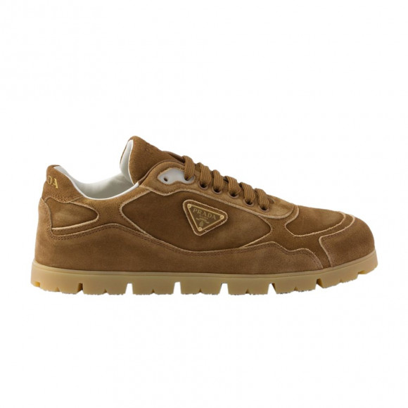 Prada Trail Faded Suede Sneaker 'Cinnamon' | Brown | Men's Size 6 - 1E709N-Z5O-F0401