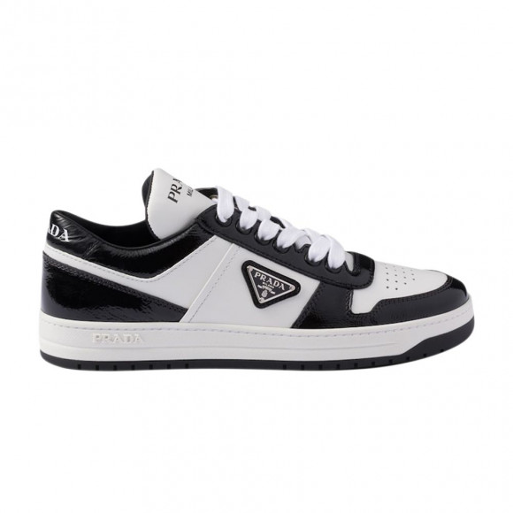 Prada Wmns Downtown Leather 'White Black' | Women's Size 6 - 1E792M-3LQB-F0964-F-DD30