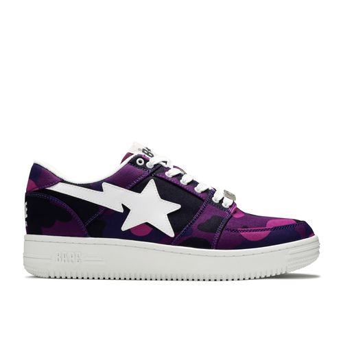 BAPE Bapesta Canvas Low 'Purple Camo' - 1E80191002-PRPL