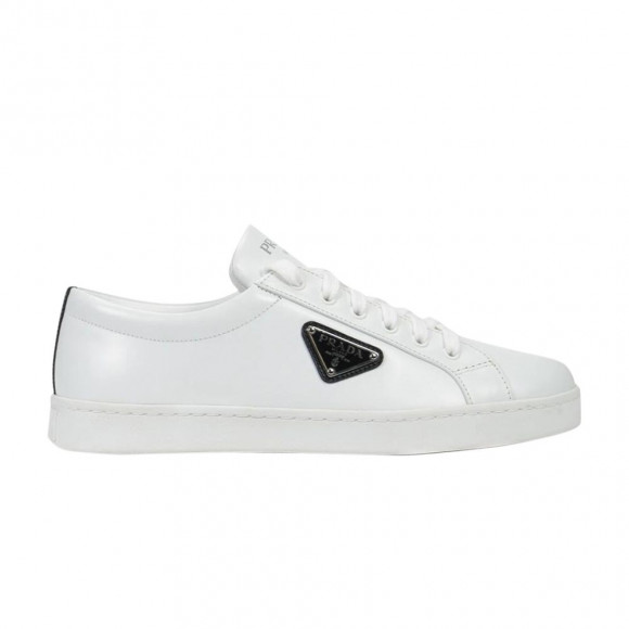 Prada Wmns Logo Brushed Sneakers 'White' - 1E941M-3F0E-F0964