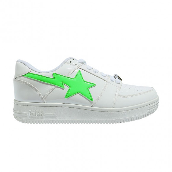 BAPE The Weeknd x XO Bapesta Low M2 'White Neon Green' | Men's Size 8 - 1FWG231912-WHT
