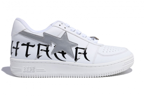 A Bathing Ape Bape Sta Low White 3M - 1G20180005-YL