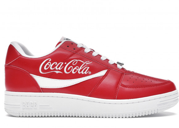 A Bathing Ape Bape Sta Low Coca-Cola Red - 1G23191913-RED