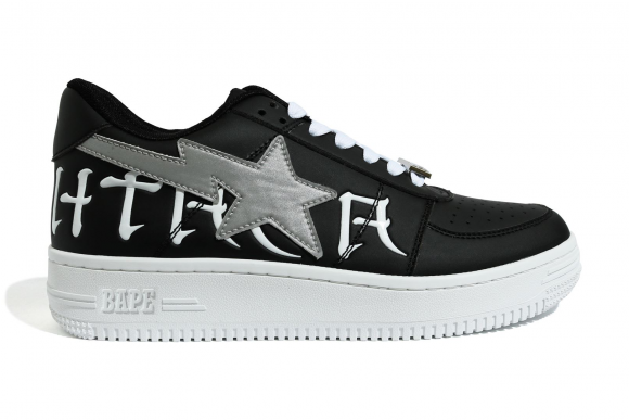 A Bathing Ape Bape Sta Low Black 3M - 1G30191007
