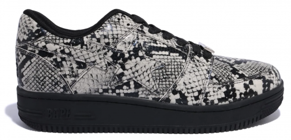 A Bathing Ape Bape Sta Low Snakeskin (2020) - 1G30191013-BEI