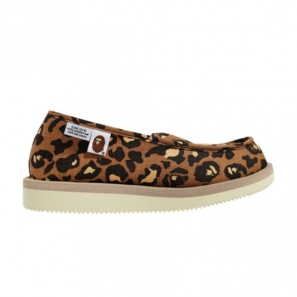 BAPE Suicoke x Room Shoes 'Leopard - Beige' | Brown | Men's Size 11 - 1G83191906-BEI