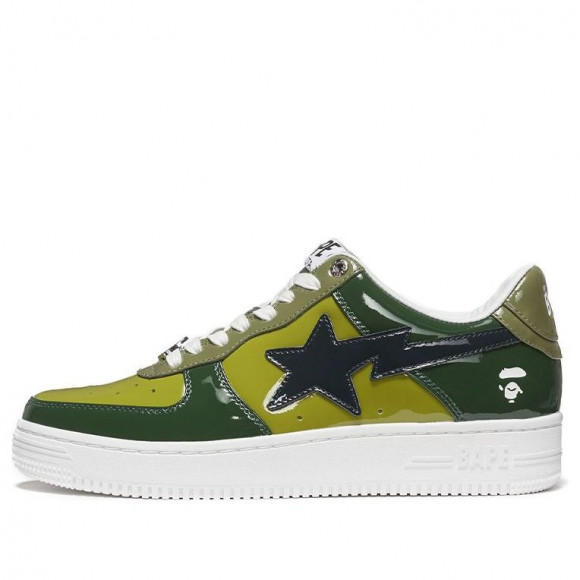 A Bathing Ape A BATHING APE Bape Sta Marathon Running Shoes 1H20-191-046-GREEN - 1H20-191-046-GREEN