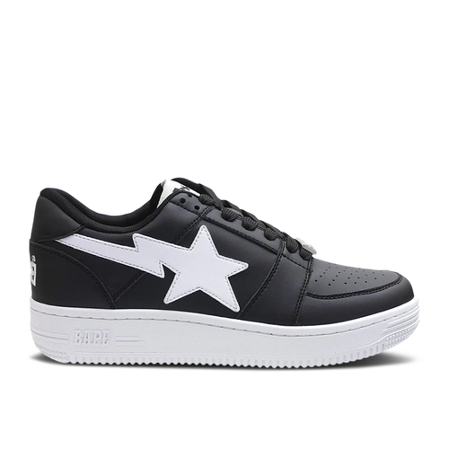 BAPE Bapesta Low M2 'Black White' - 1H20191015-BLK