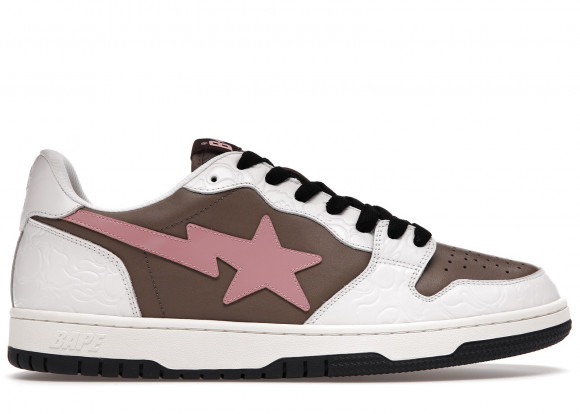 A Bathing Ape Bape Court Sta Brown Pink - 1H20191030-PNK