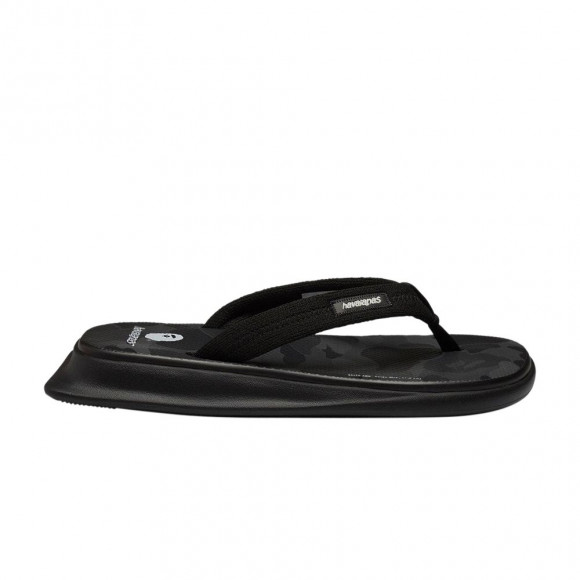 BAPE x Havaianas Tradi Zori Flip Flops 'Black Camo' | Men's Size 5 - 1H23191951-BLK