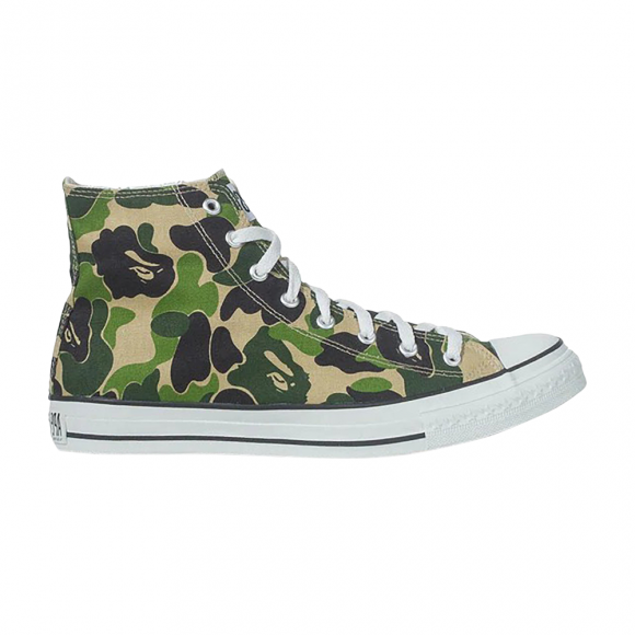 Wmns Bapesta High 'ABC Camo - Green' - 1H30291009-GRN