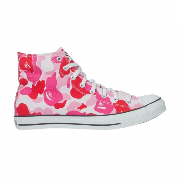 Wmns Bapesta High 'ABC Camo - Pink' - 1H30291009-PNK