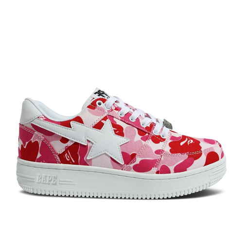 BAPE Wmns Bapesta Low 'ABC Camo - Pink' - 1H30291011-PNK