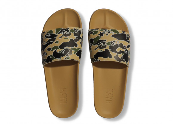 A Bathing Ape Hayn Slide Yellow Sta Camo - 1H73-191-917-YL