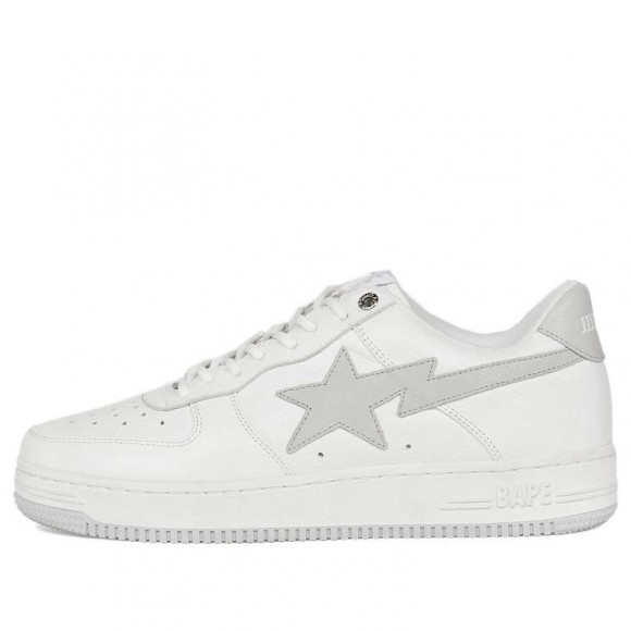 A Bathing Bape Sta x JJJJound WHITE/GRAY Fashion Skate Shoes 1H73-191-921 - 1H73-191-921