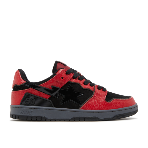BAPE Sk8 Sta 'Black Red' - 1H80191003-RED
