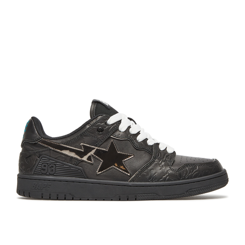 BAPE Sk8 Sta Low 'Black' - 1H80191012-BLK