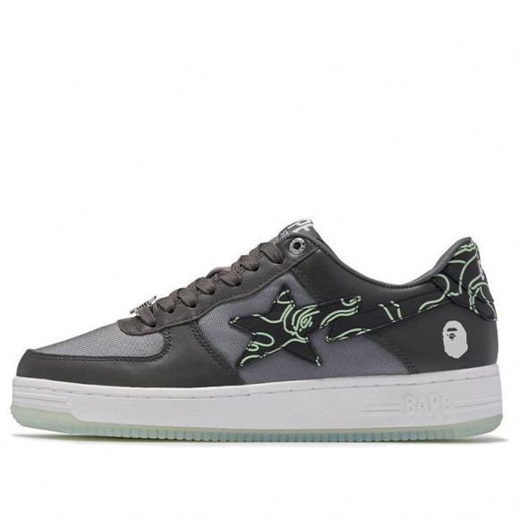 A Bathing Ape A BATHING APE Bape Sta Marathon Running Shoes 1I20-291-007-BLACK - 1I20-291-007-BLACK