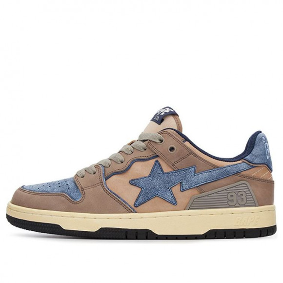 A Bathing Ape Bape Womens WMNS Sk8 Sta Brown Shoes 1I20-291-019 - 1I20-291-019
