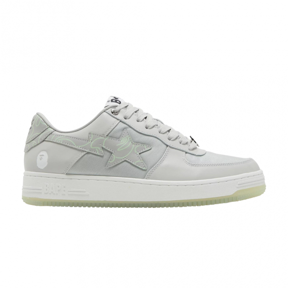 Wmns Bapesta 'Text Code Camo - Grey' - 1I20291007