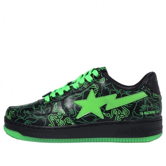 A Bathing Ape A BATHING APE Bape Sta X Razer Marathon Running Shoes 1I23-191-902-BG - 1I23-191-902-BG